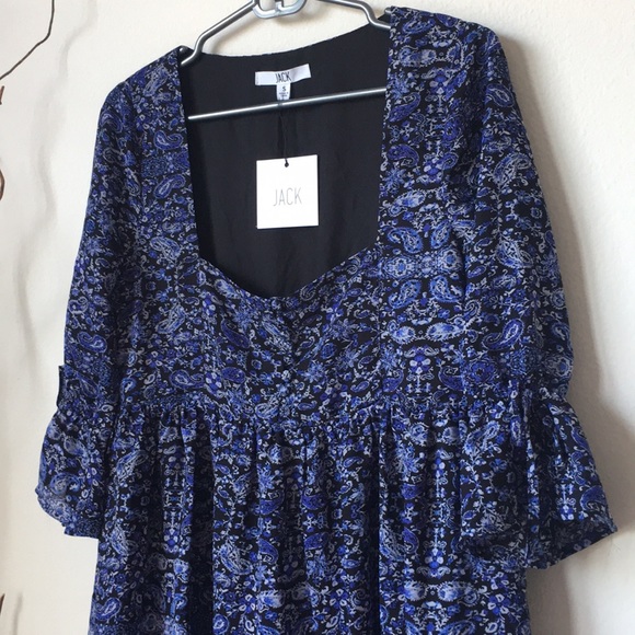 JACK by B.B. DAKOTA Melrose Babydoll Dress - Picture 2 of 4